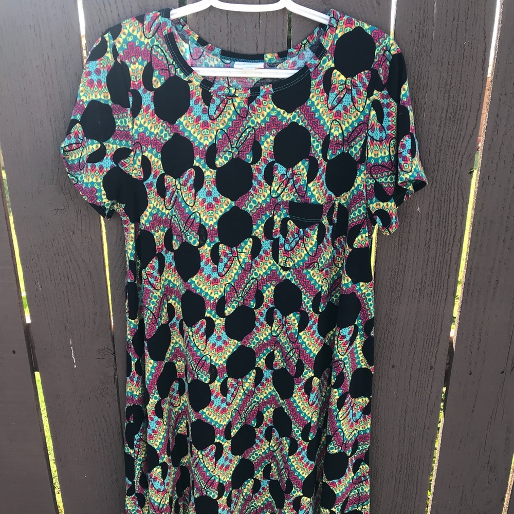 Disney Lularoe Carly Dress M Adorable!